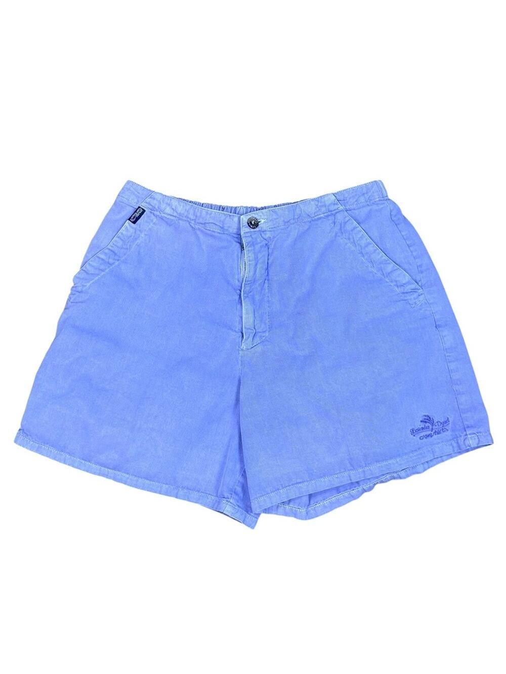 Crazy Shirts Lavendar Dyed 100% Cotton High Rise Chino Shorts Size Medium